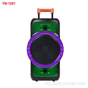 Harga Borong Big Power Karaoke Portable Troli Speaker dengan MIC YB-1201